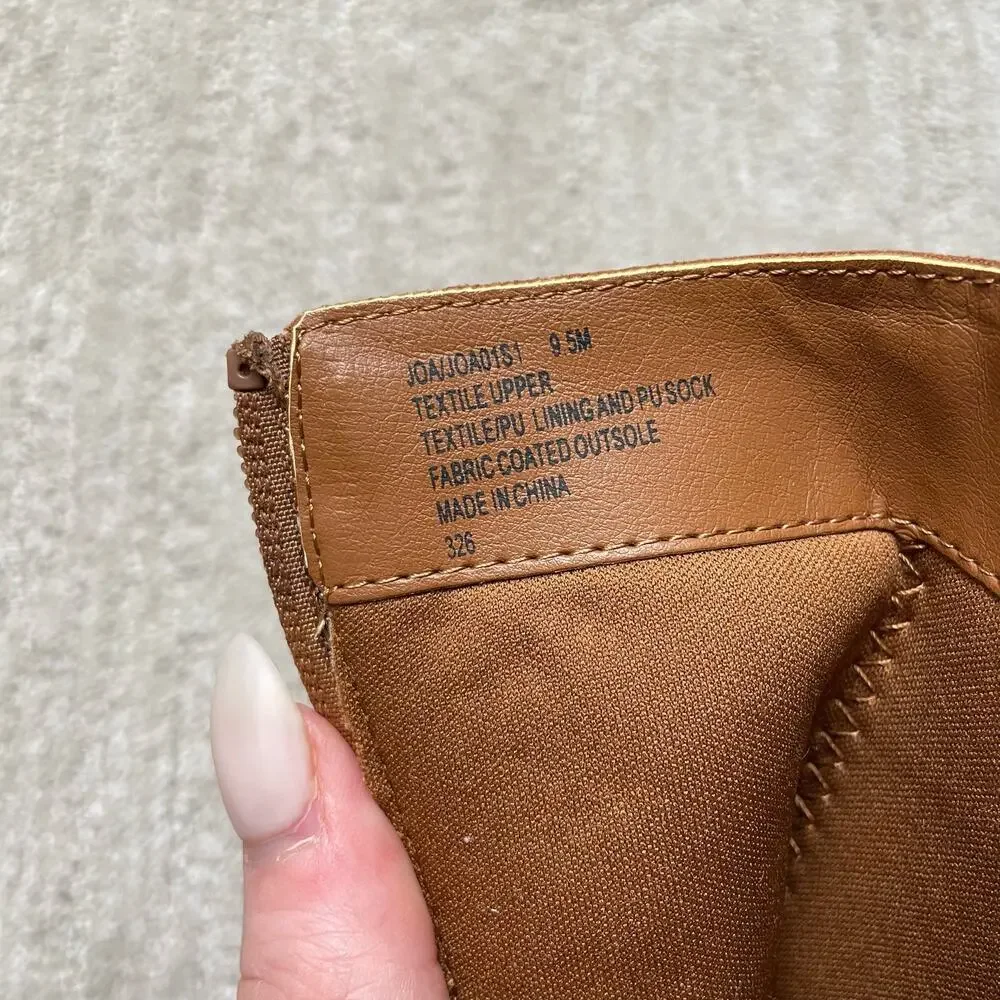Steve Madden NEW Joa Vegan Suede Leather Ankle Boots Western - Size 9.5